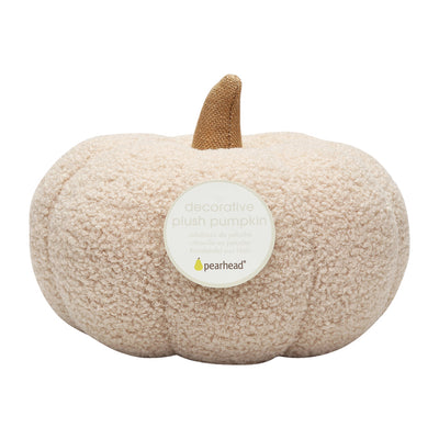 sherpa plush pumpkin