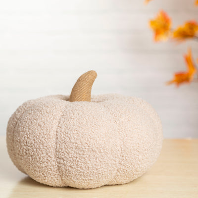 sherpa plush pumpkin