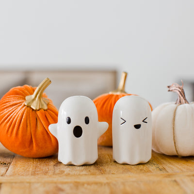 ghost salt and pepper shakers