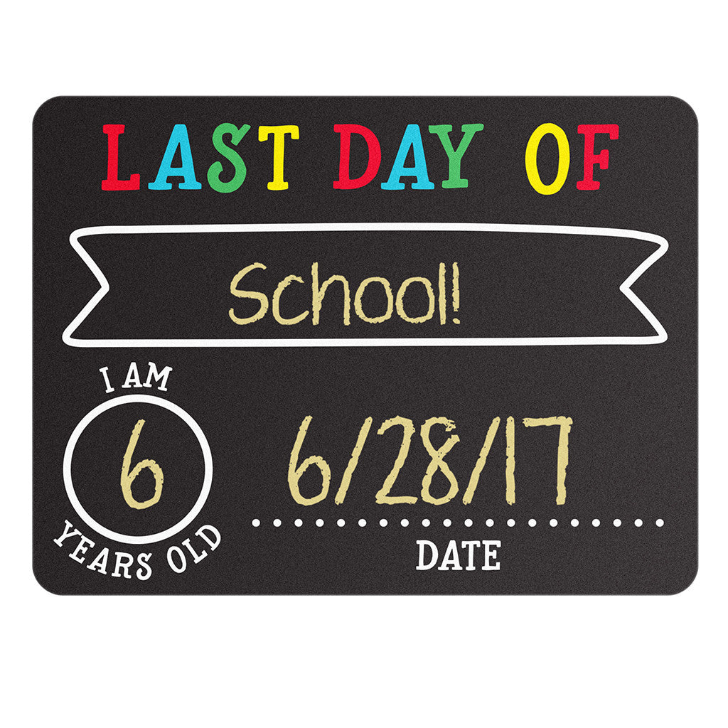 pearhead's first & last day chalk signs