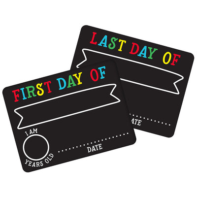 pearhead's first & last day chalk signs