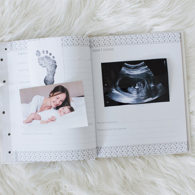 polka dot baby book