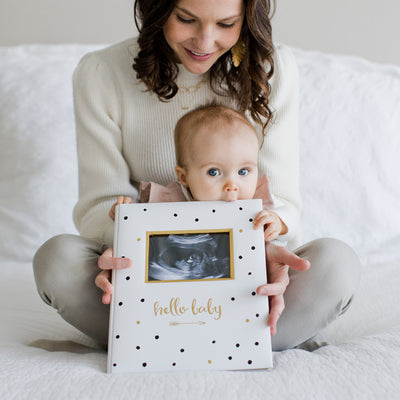 polka dot baby book