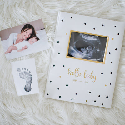 polka dot baby book