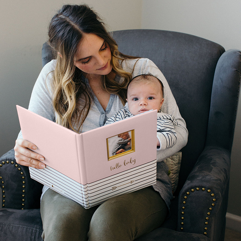 pink baby book Pearhead