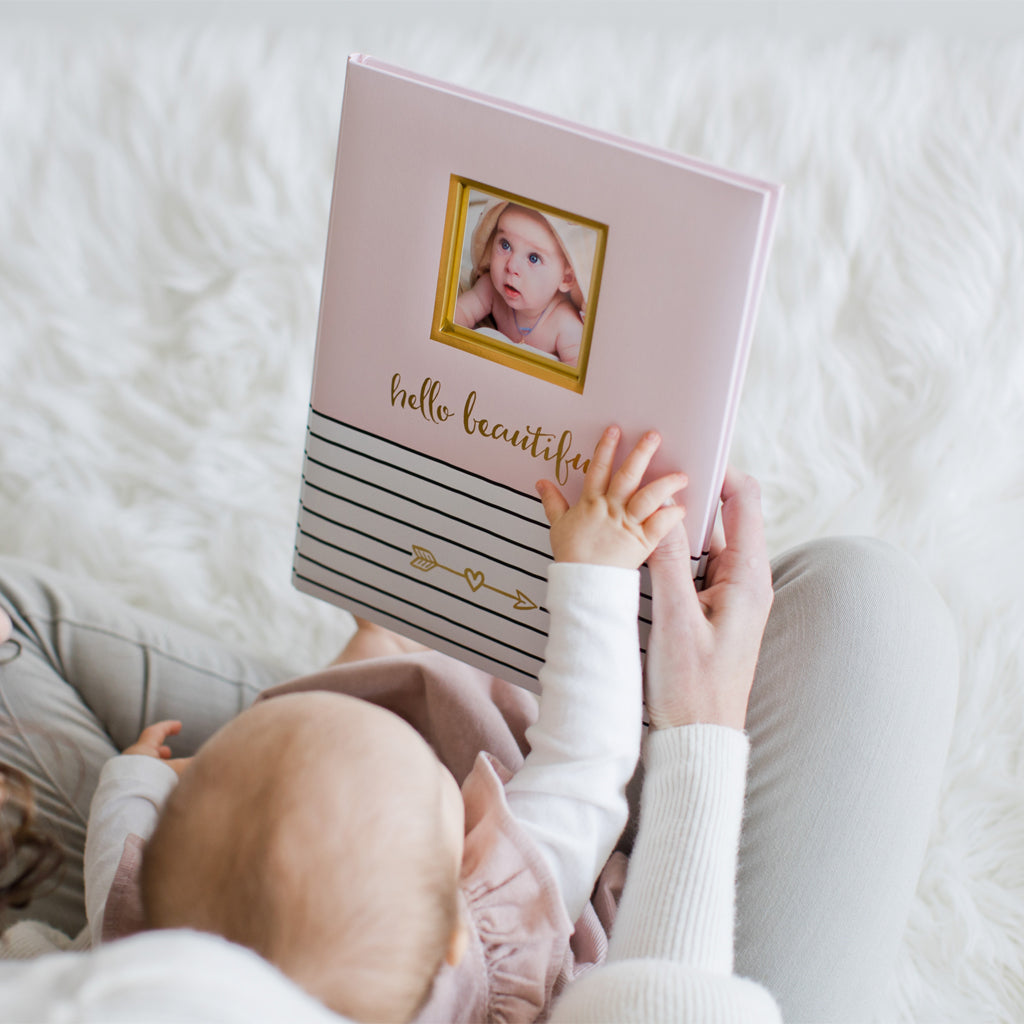 pink baby book Pearhead