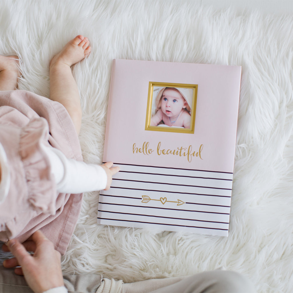 pink baby book