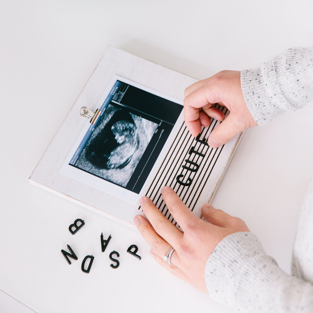 Pearhead's Letterboard Sonogram Frame
