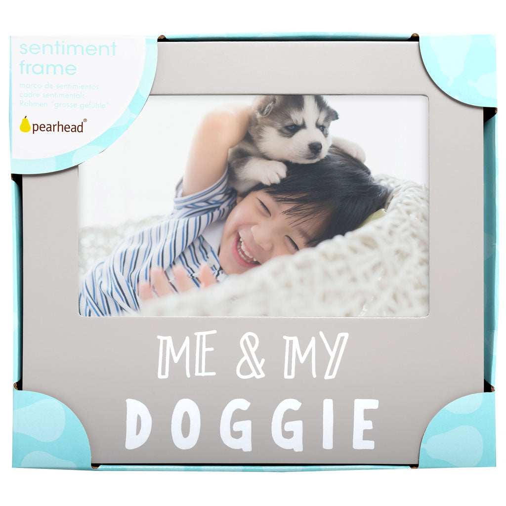 "Me and My Doggie" Sentiment Frame