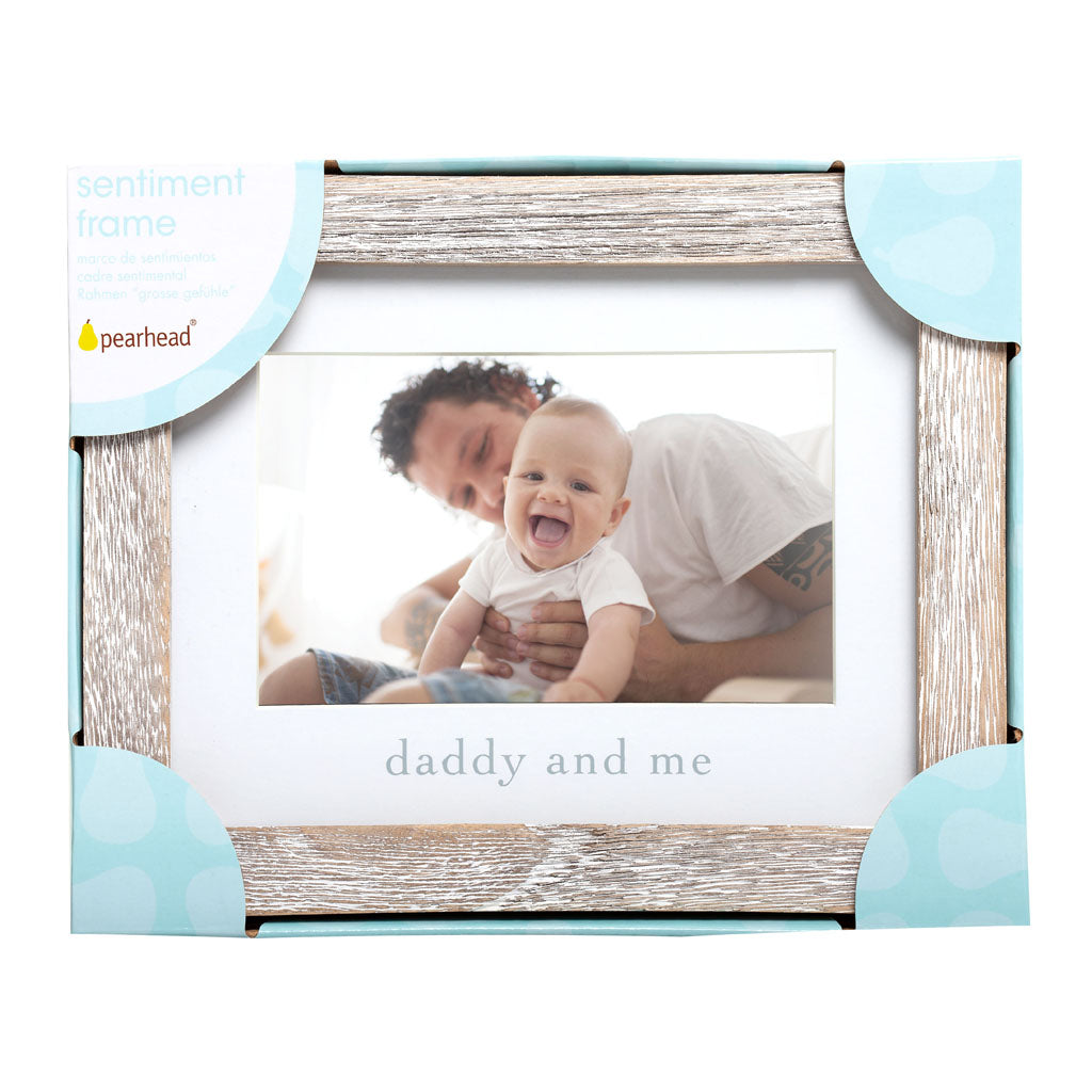 Pearhead's "daddy and me" sentiment frame
