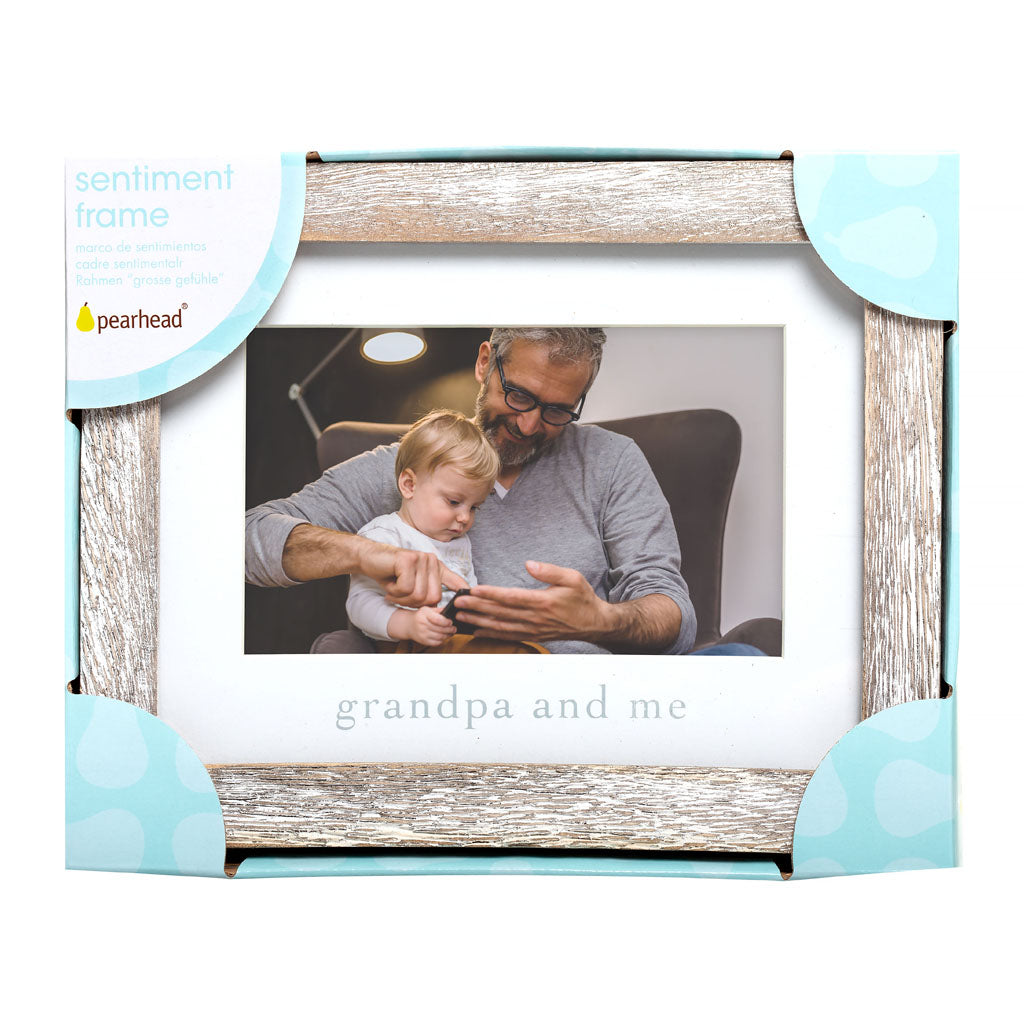 Pearhead's "grandpa and me" sentiment frame