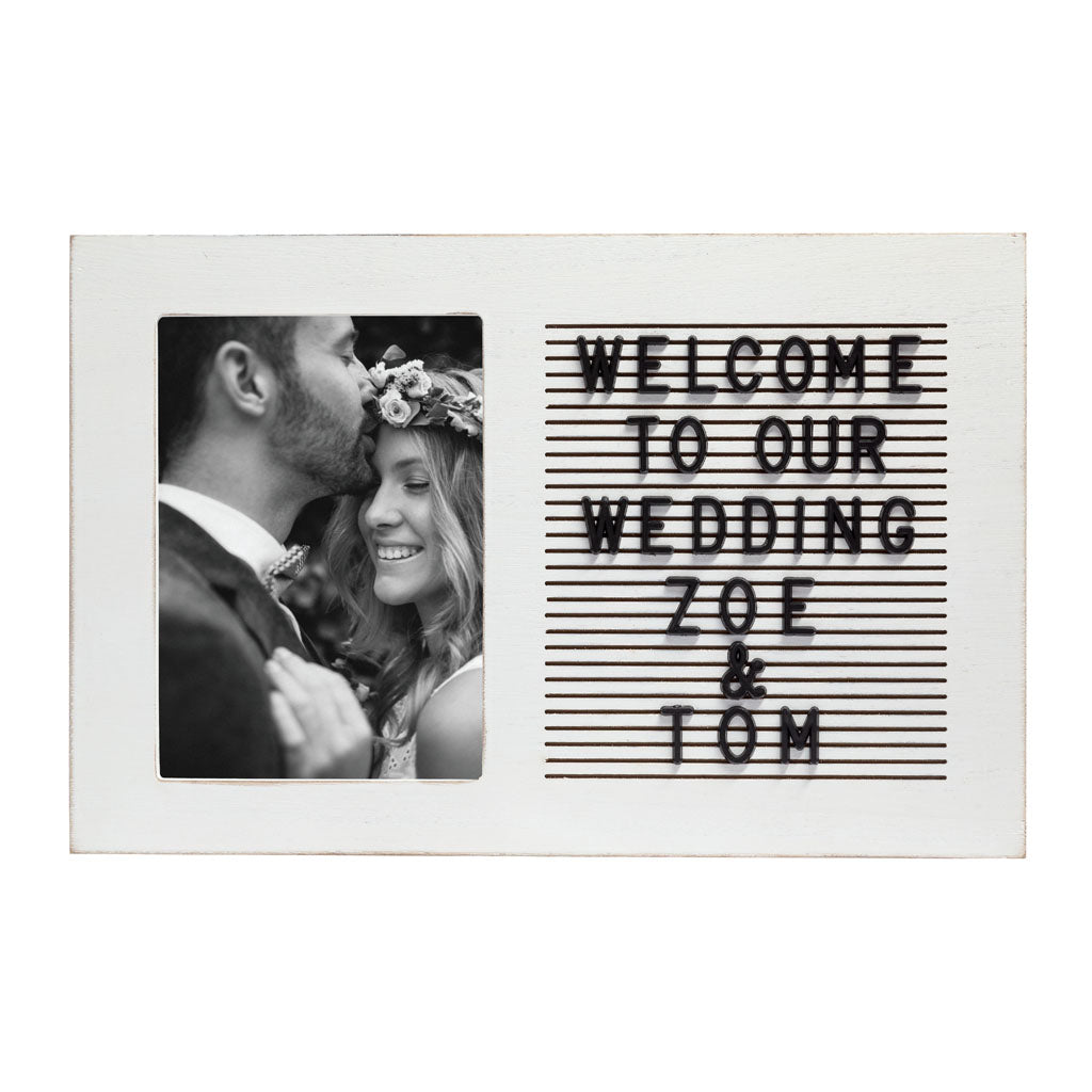 Pearhead's wedding letterboard frame