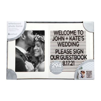 Pearhead's wedding letterboard frame
