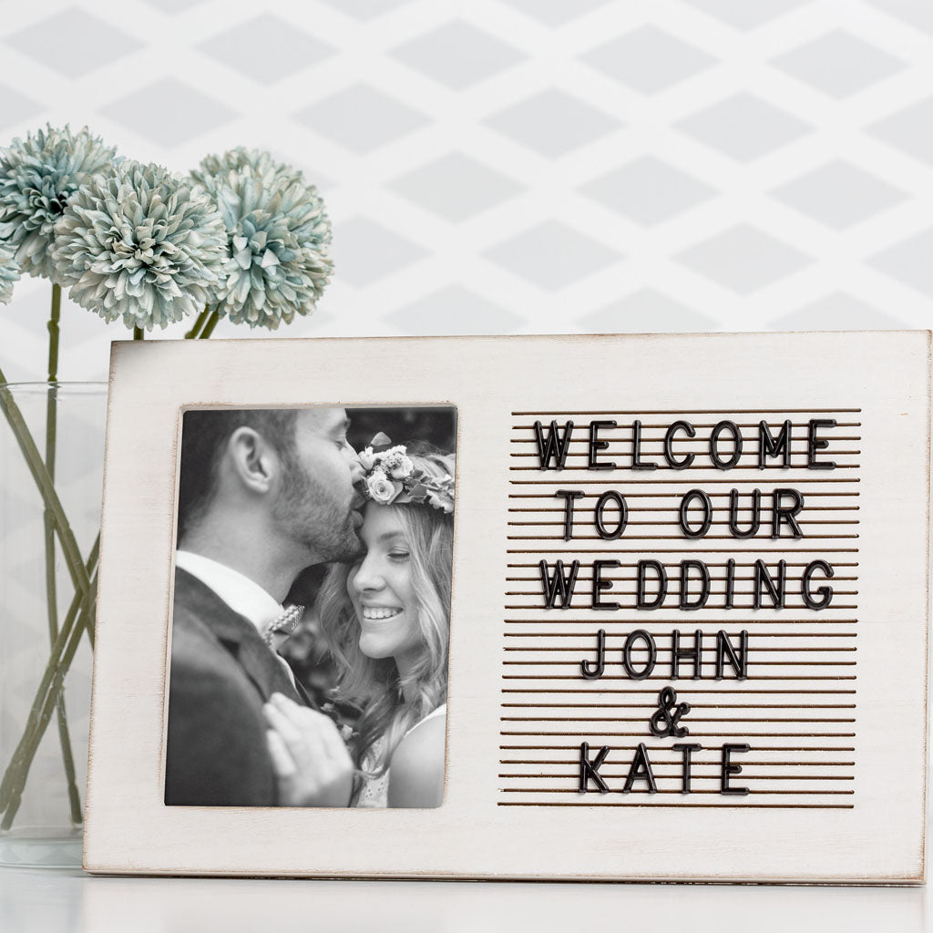Pearhead's wedding letterboard frame