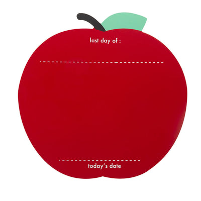Pearhead's first day of school apple handprint sign
