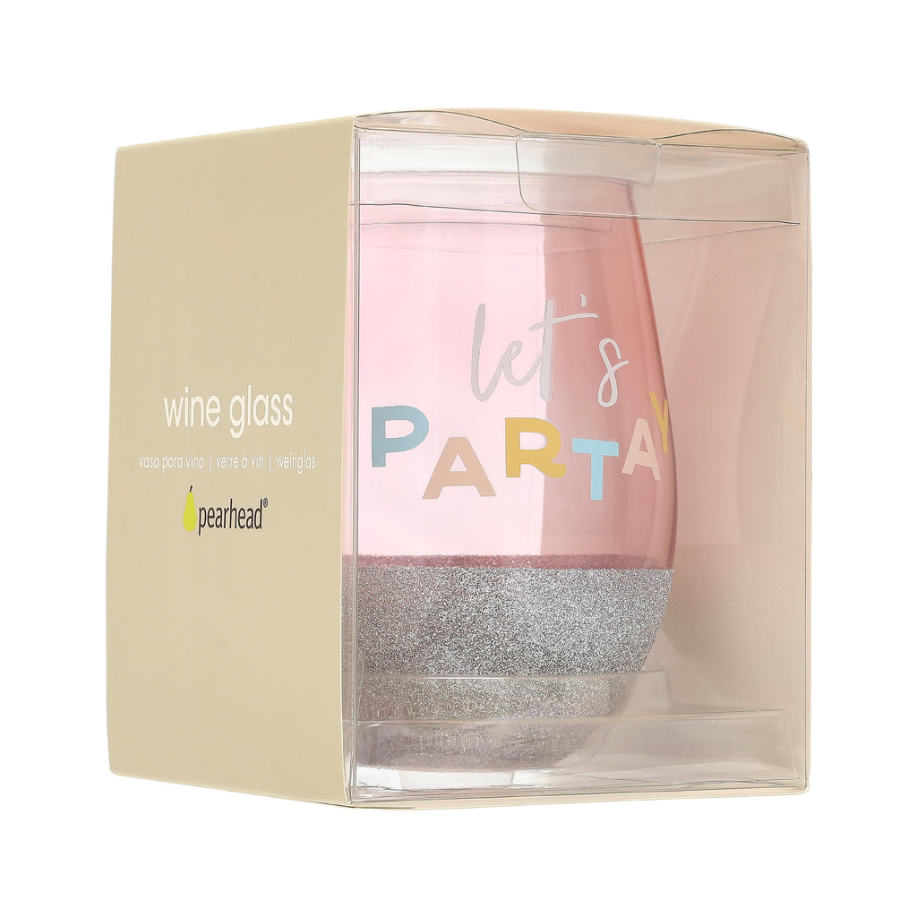 partay wine glass