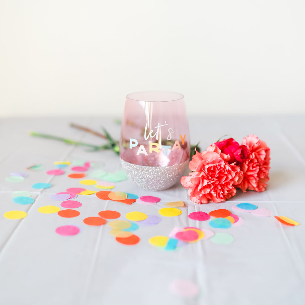 partay wine glass