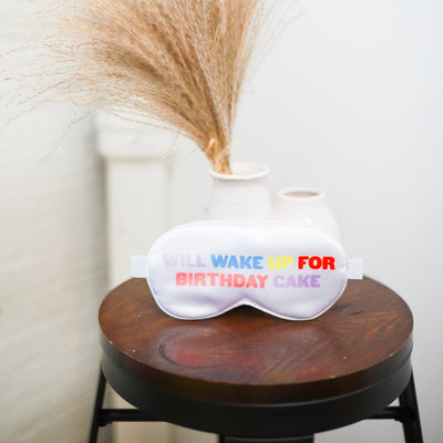birthday sleeping mask
