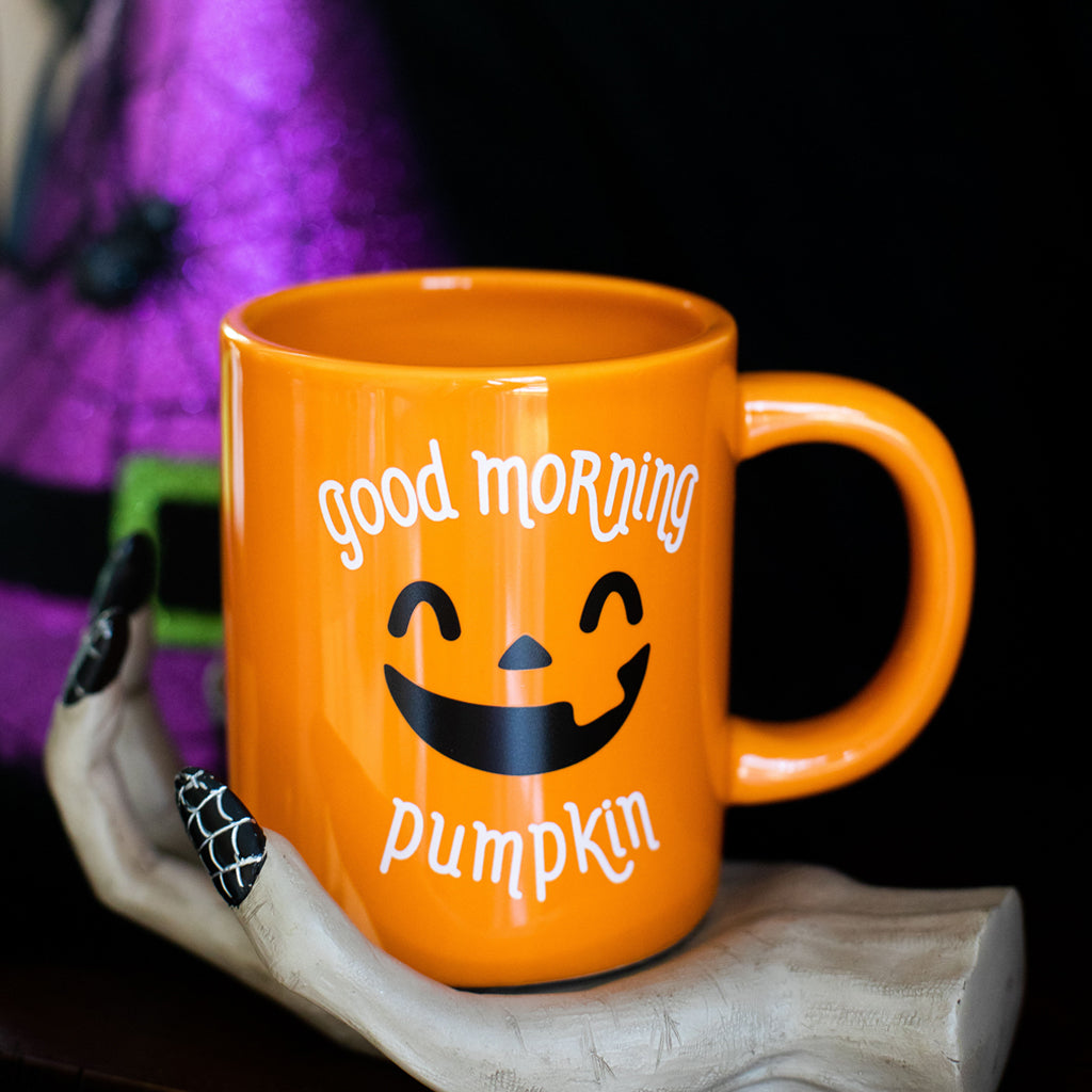 pumpkin & boo mug set
