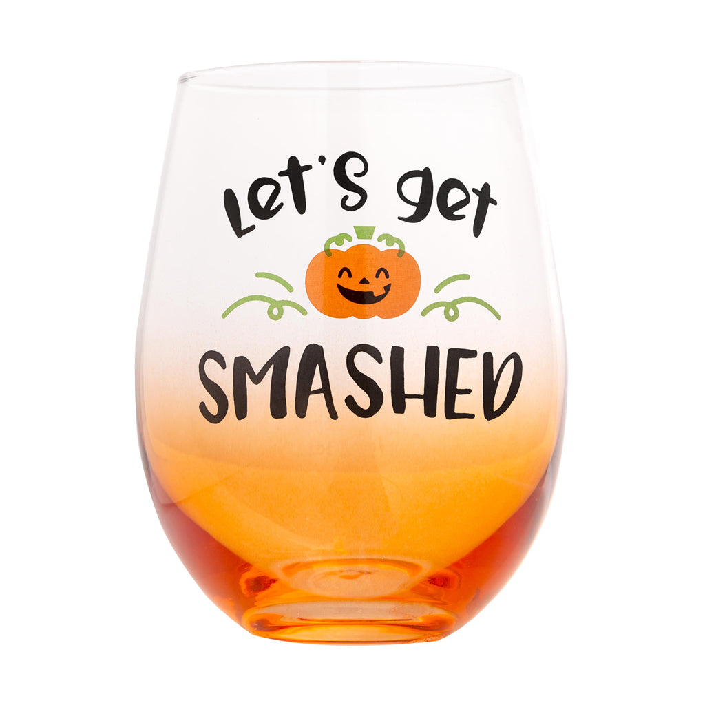 pumpkin wine glass