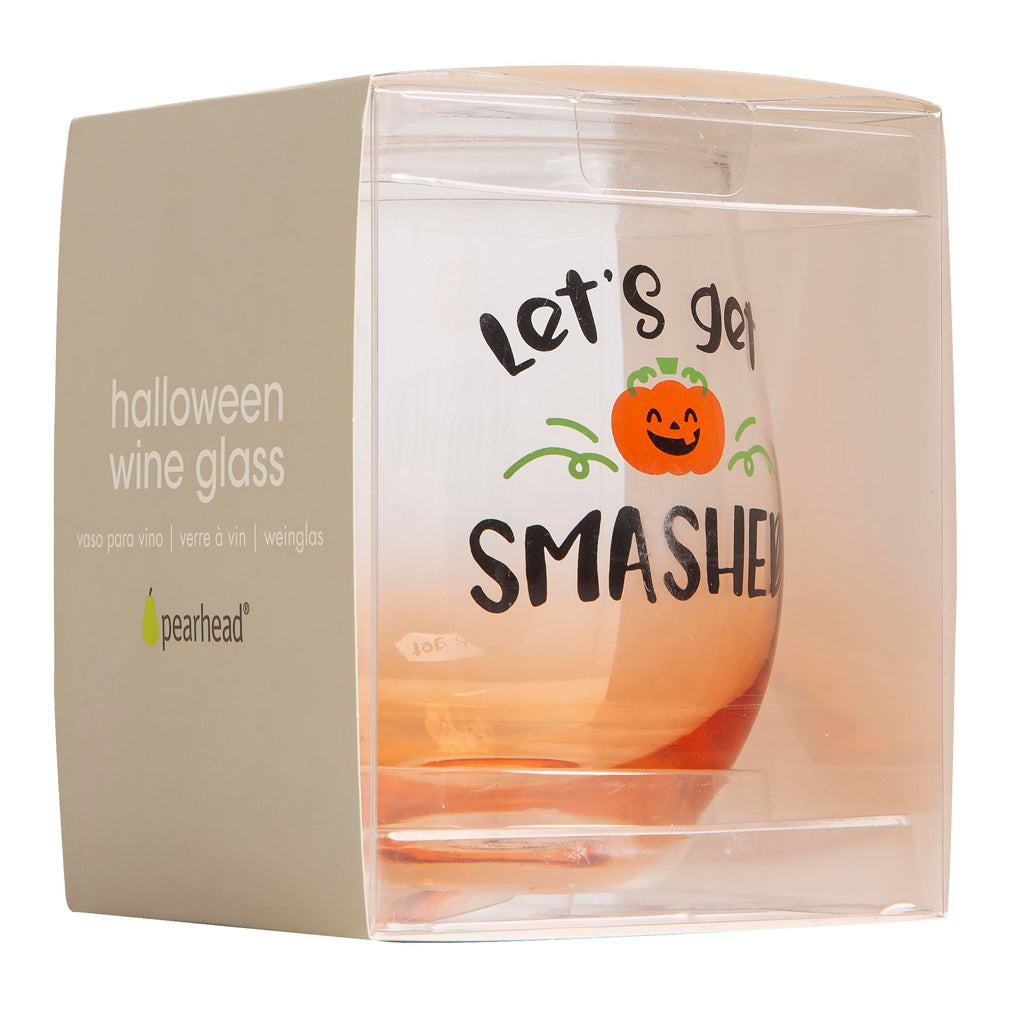 pumpkin wine glass
