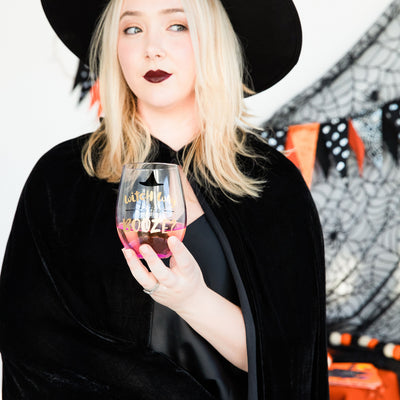 witch wine glass