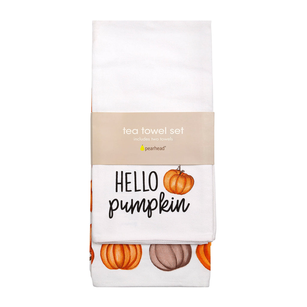 Pumpkin Kitchen Towel, Cute Pumpkin Fall Kitchen Towel, Cute Kitchen Towel  – JJ Paperie & Co