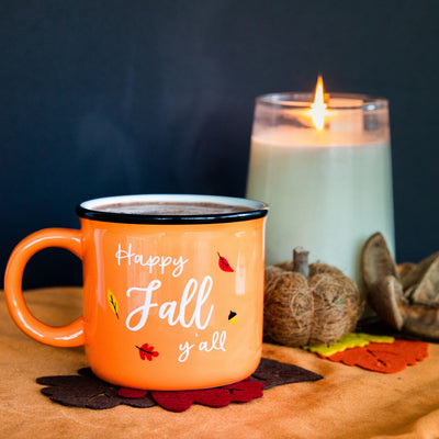 happy fall y'all mug