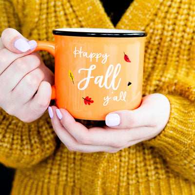 happy fall y'all mug