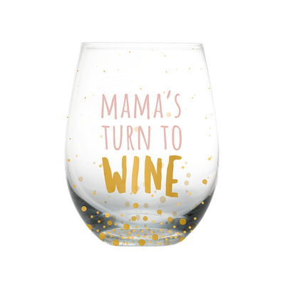 Pearhead's motherhood wine glass