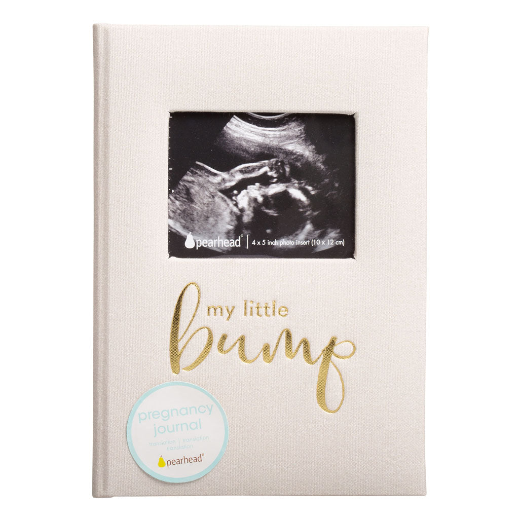 Pearhead's linen pregnancy journal