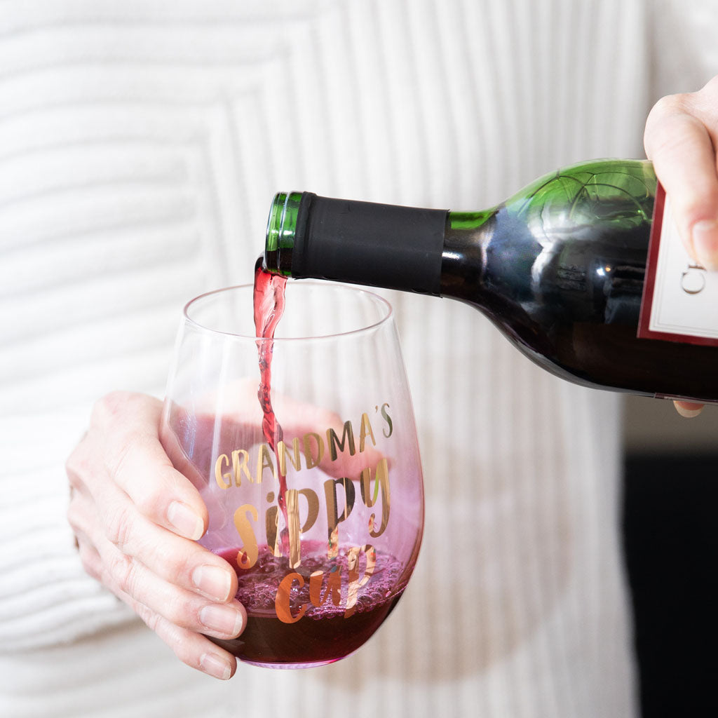Pearhead's Grandma's Sippy Cup Wine Glass