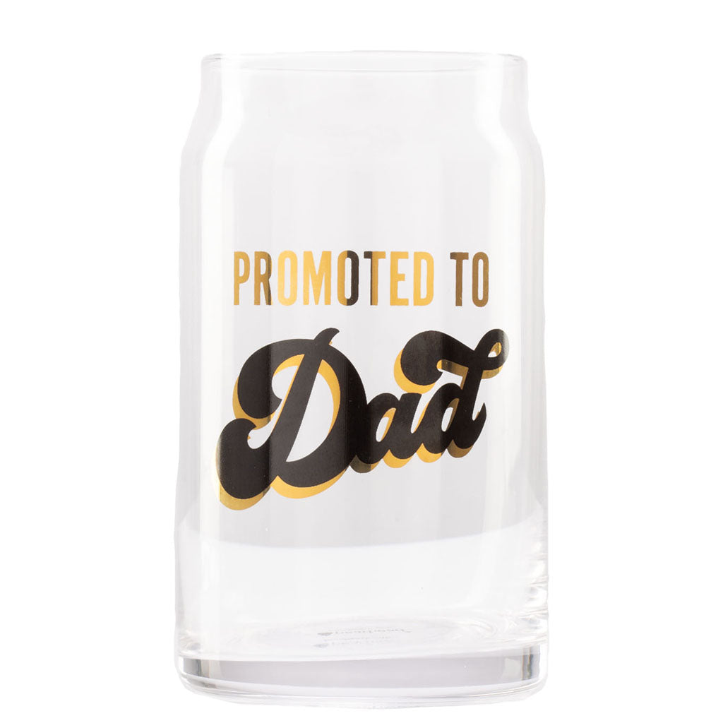 Pearhead's Promoted to Dad Beer Glass