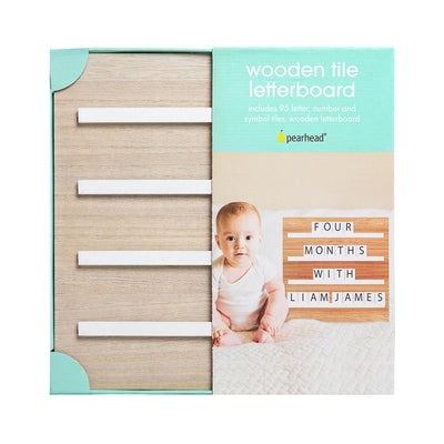 Pearhead's wood tile letterboard