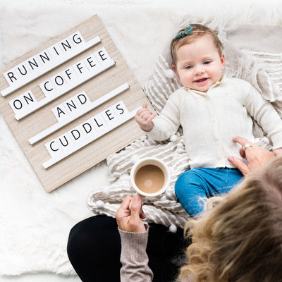 Pearhead's wood tile letterboard