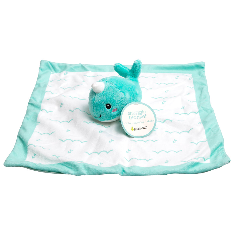 narwhal snuggle blanket