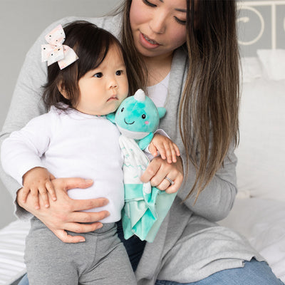 narwhal snuggle blanket