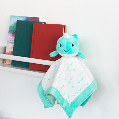 narwhal snuggle blanket