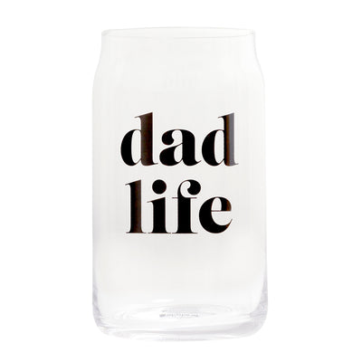 dad life beer glass