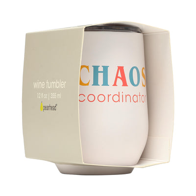 chaos coordinator wine tumbler