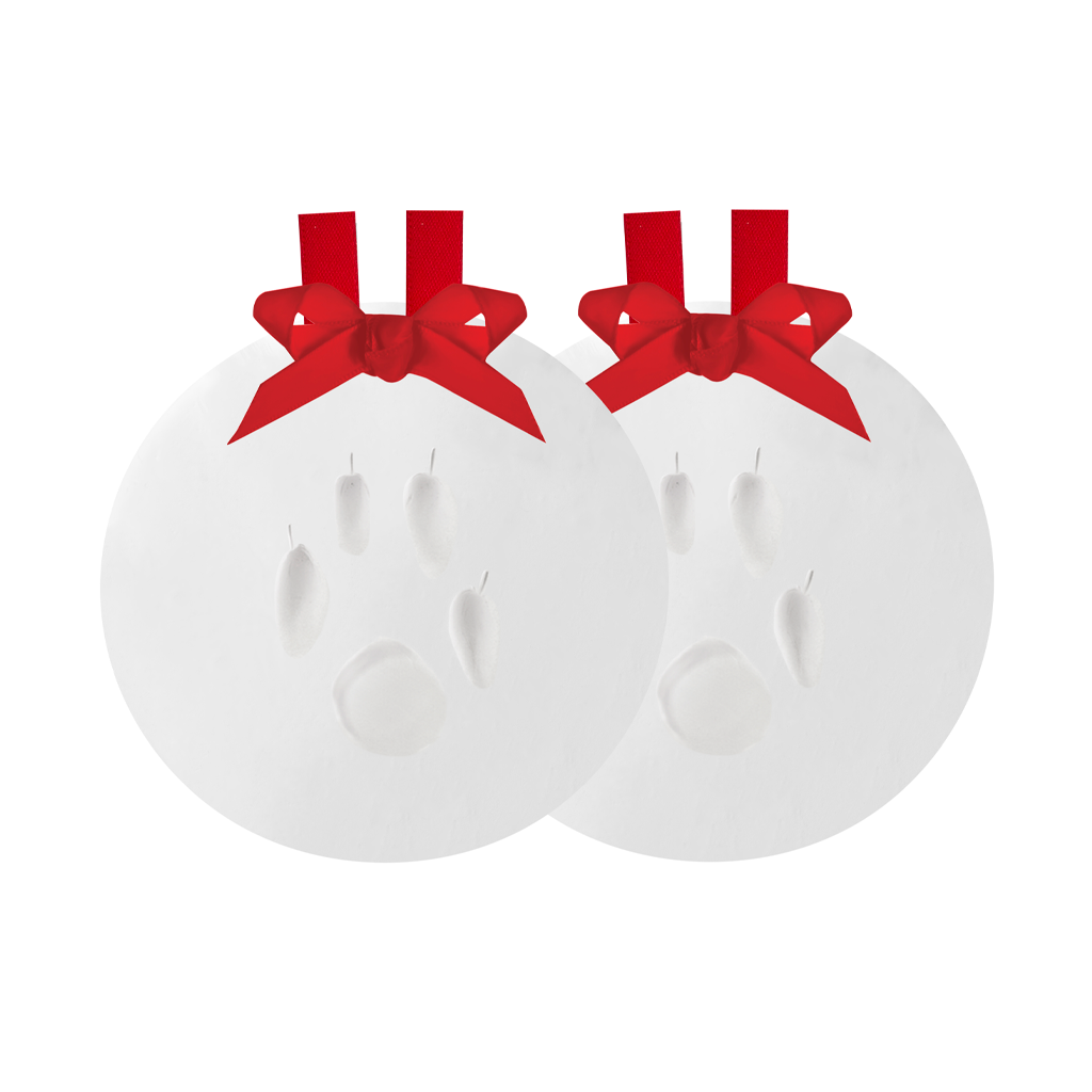 pawprints ornament - 2 pack