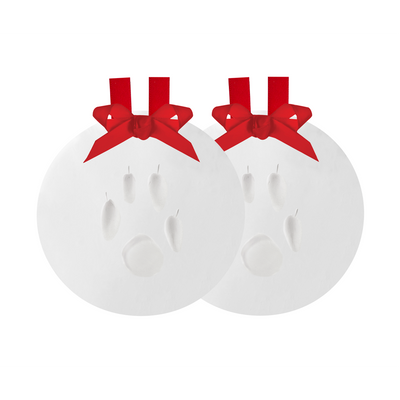 pawprints ornament - 2 pack