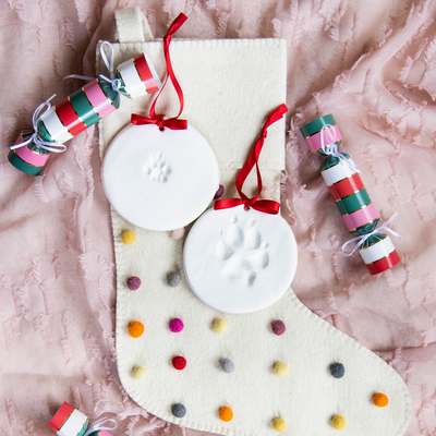pawprints ornament - 2 pack