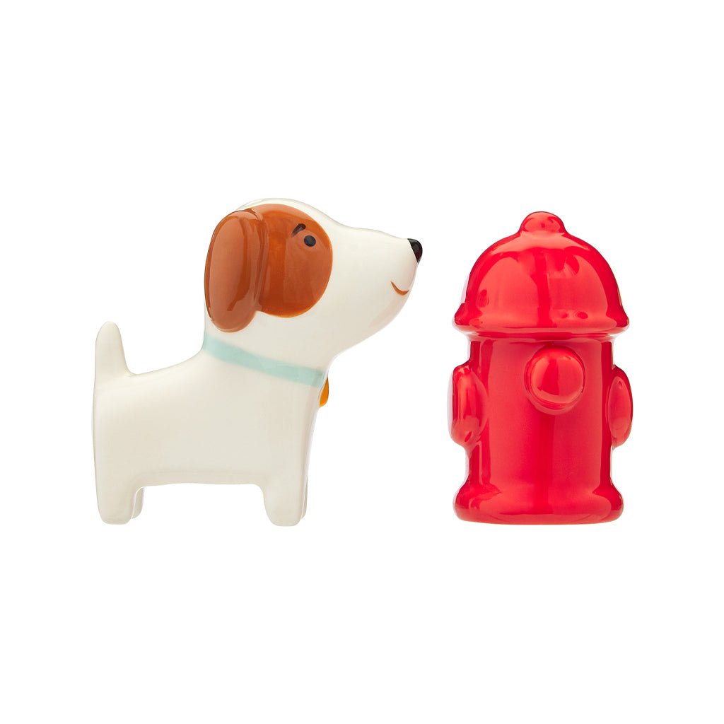 dog's life salt and pepper shakers