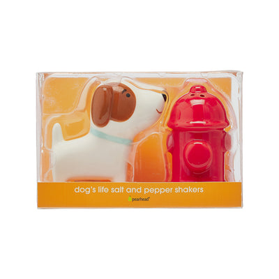 dog's life salt and pepper shakers