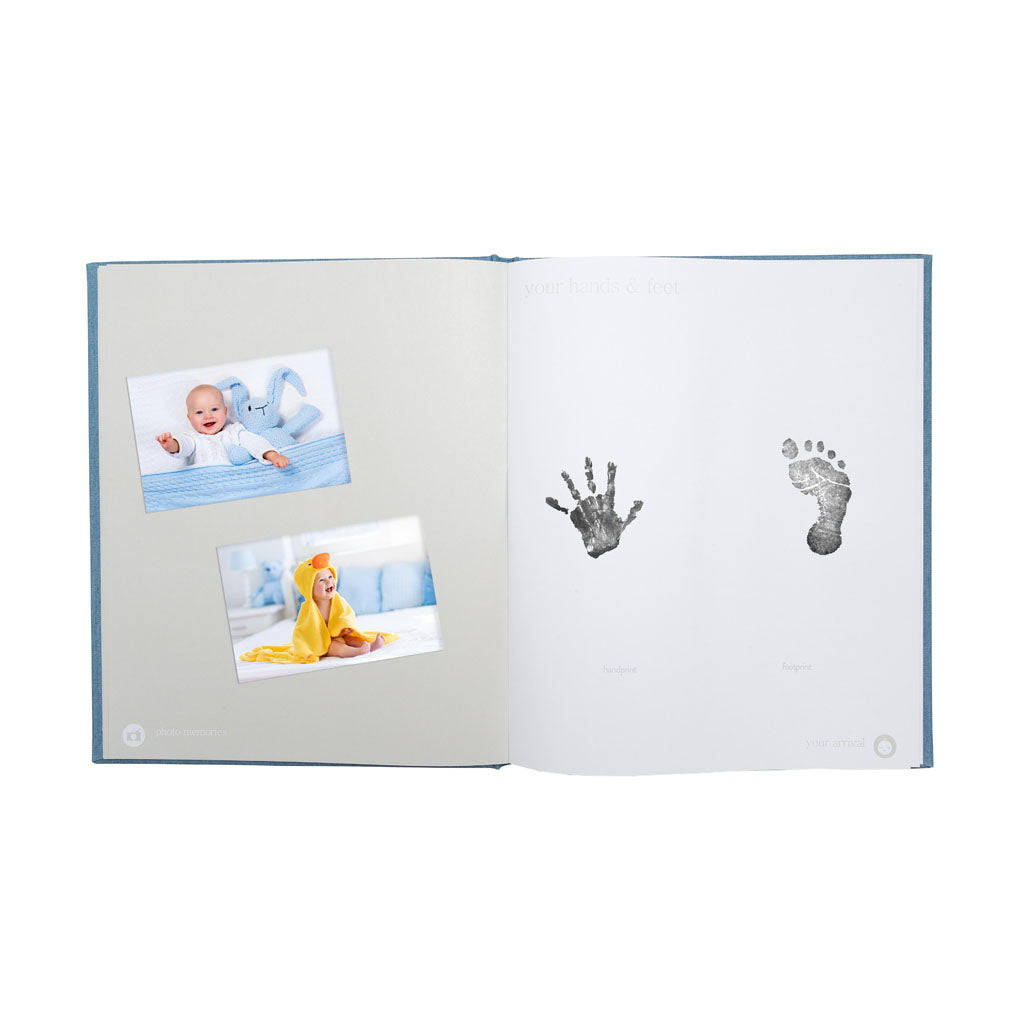 Pearhead's chambray baby book