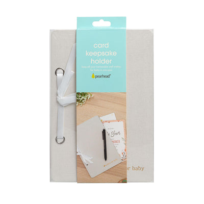 Pearhead's card keepsake book