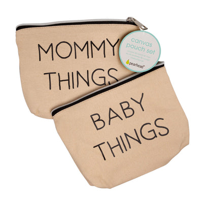 Pearhead's mommy and baby travel pouch