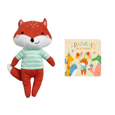 Pearhead's fox plush/book set
