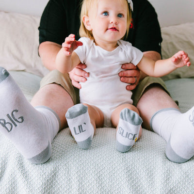 Pearhead's daddy & me matching sock set